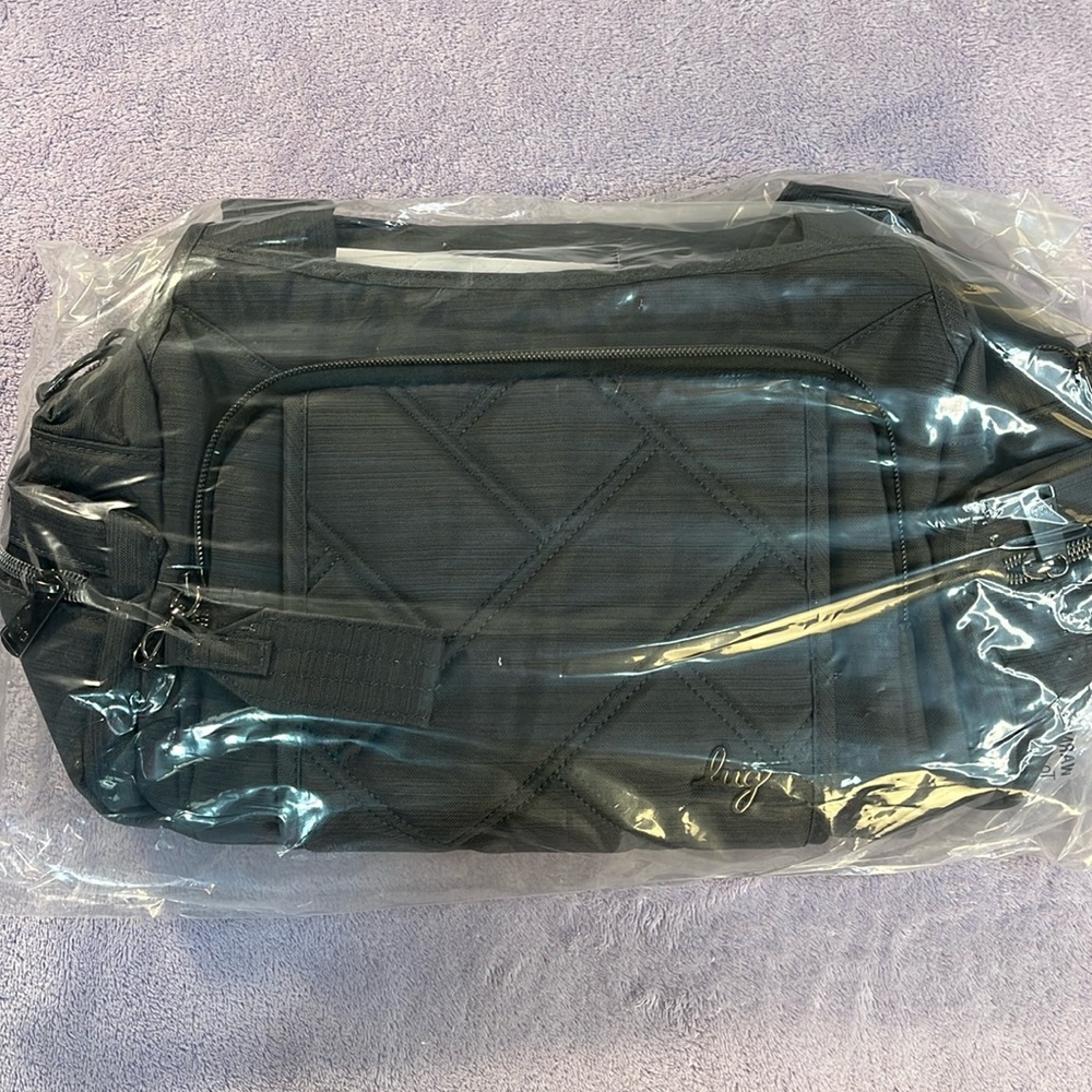 NWT Lug Rumble Satchel Bag - Brushed Grey